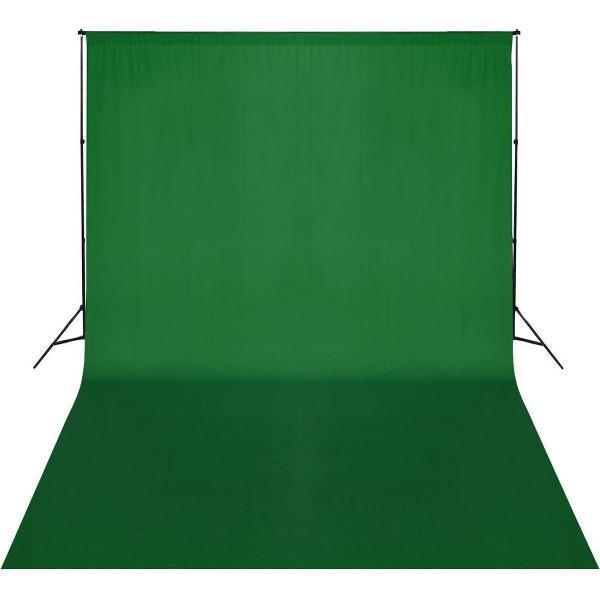 Achtergrondsysteem met green screen 500 x 300 cm.
