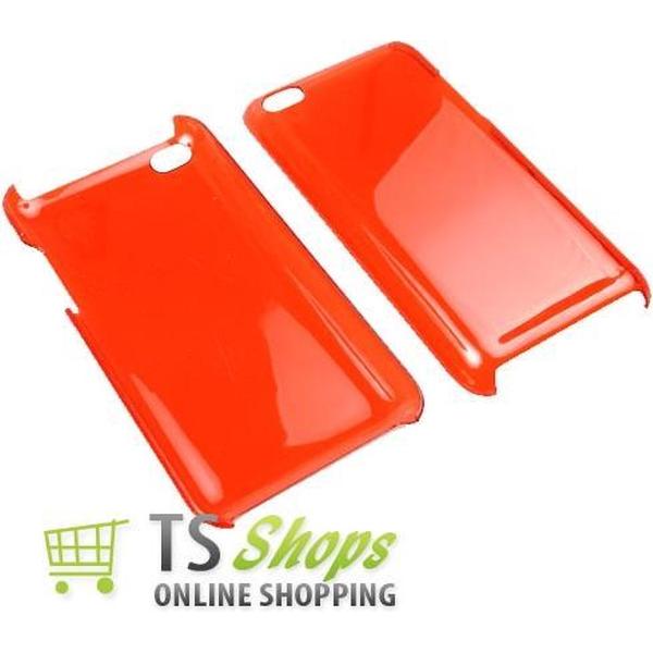 Apple iPod touch 4th Crystal hard Case Transparant Rood