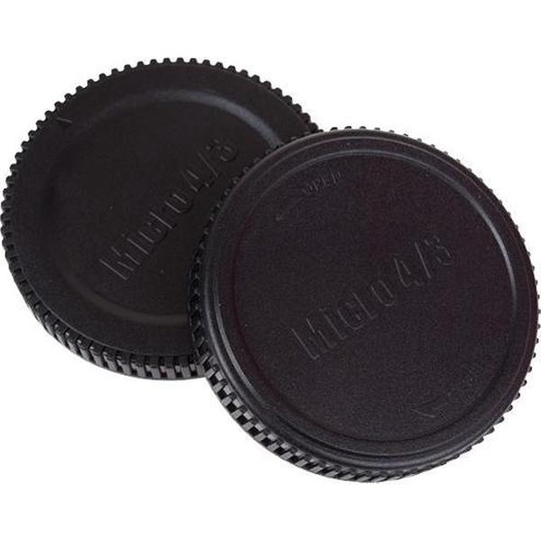 Caruba LB-OL2 Olympus bodydop + achterlensdop Micro 4/3