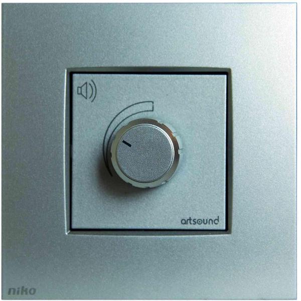 Artsound N-VOLST-121, stereo inbouw volumeregelaar, niko, zi