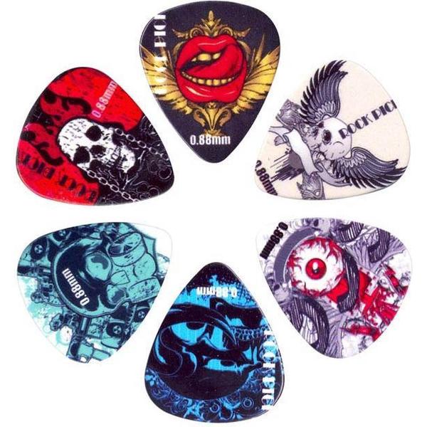 Plectrum Rock Picks SET 6-pack BRP6-088