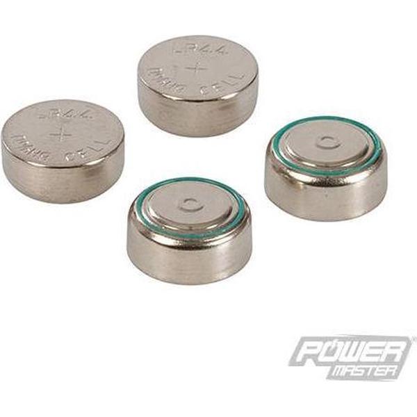 Alkaline knoopcel batterij LR44, 4 pk.