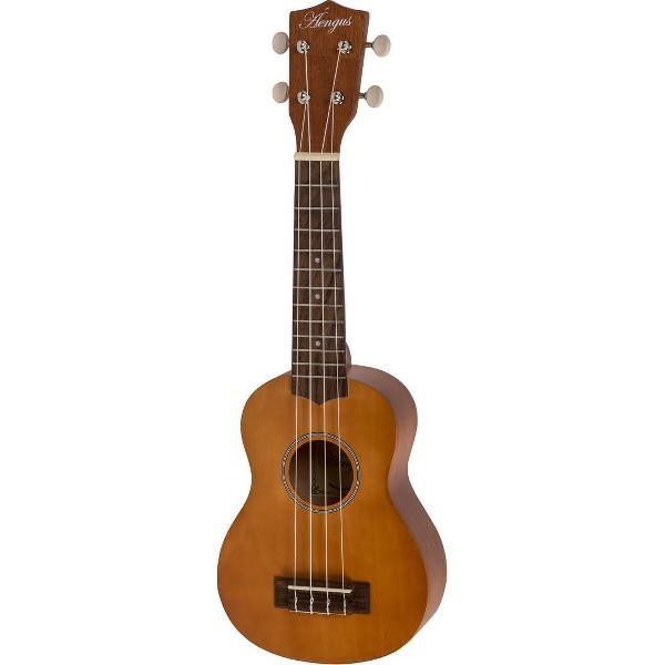 Áengus Sopraan Ukelele / Ukulele - Houtkleur