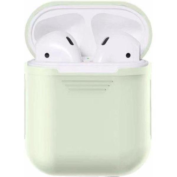 KELERINO. Siliconen hoesje voor Apple Airpods Softcase - Glow in the Dark