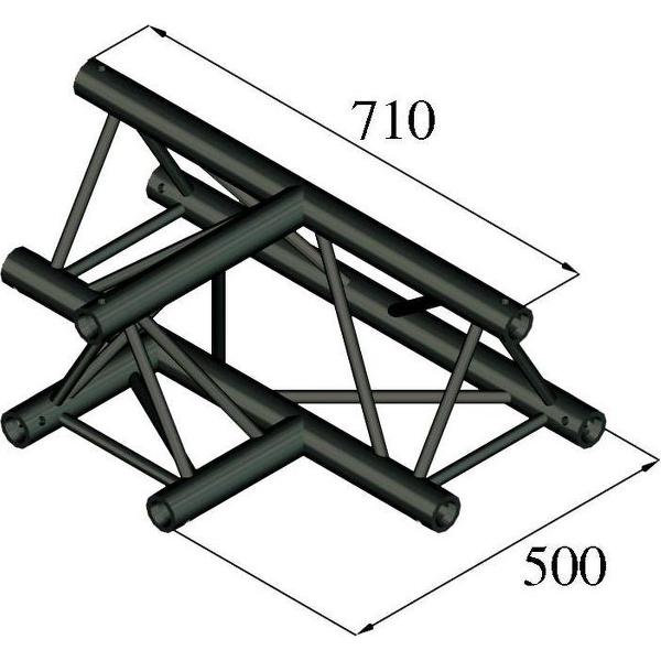 ALUTRUSS TRILOCK S-PAT-36 3-Way T-Piece