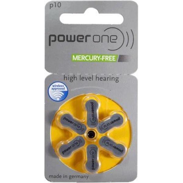 Powerone Hearing Aid Zinc-Air P10 blister 6
