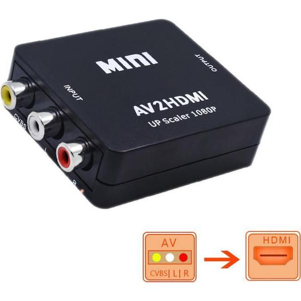 AV naar HDMI converter - RCA tulp naar HDMI omvormer