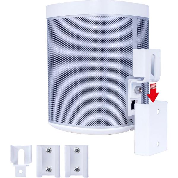 Vebos portable muurbeugel Sonos Play 1 wit