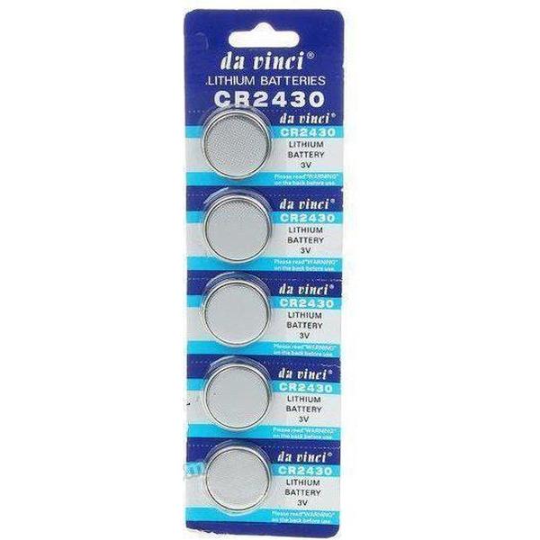 Lithium knoopcel CR2430 (5 stuks)