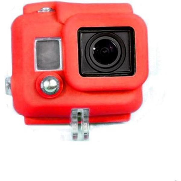 Gopro Hero 3 Silicone Case Hoes Rood