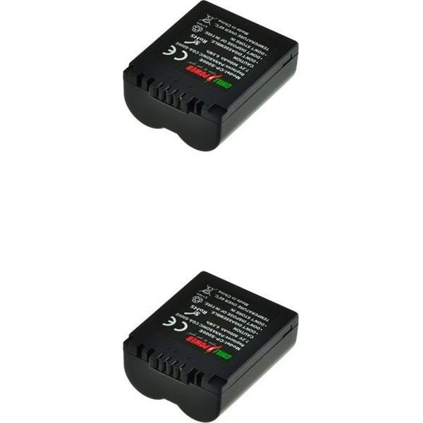 ChiliPower Panasonic CGA-S006E camera batterij - 2 stuks verpakking