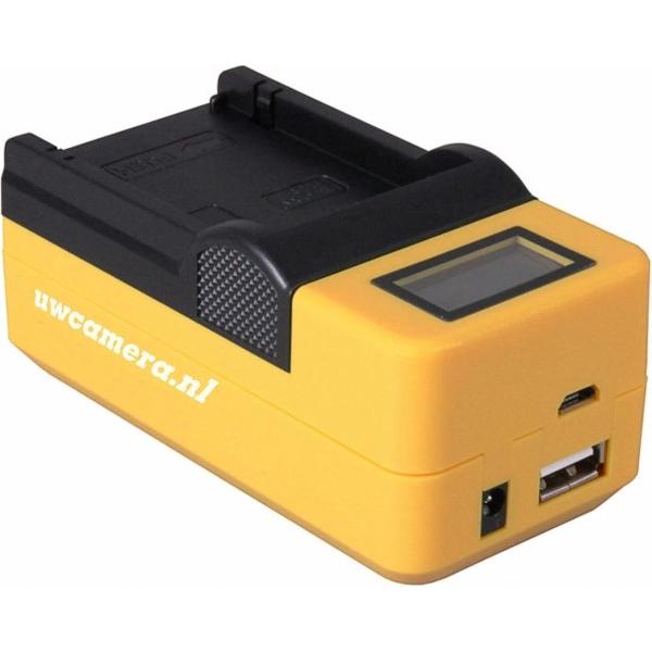 Synchron Oplader voor Canon BP-718 / BP-727 Camera Accu / Acculader / Thuislader + Autolader