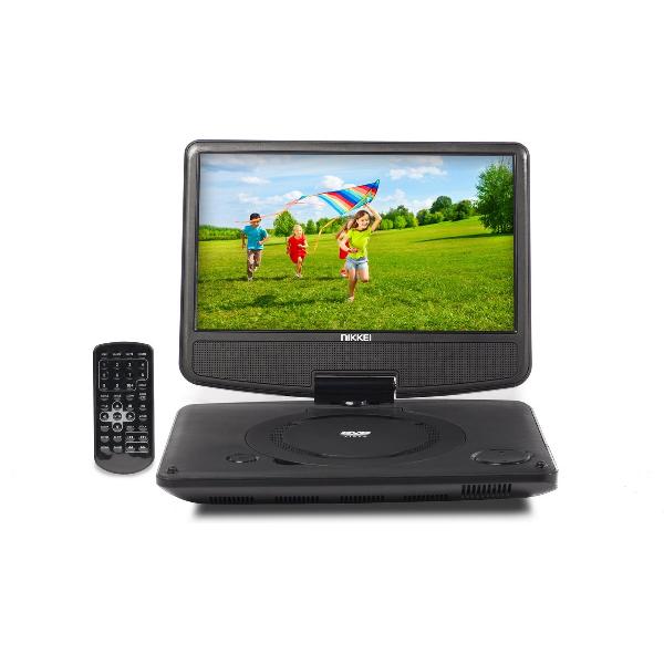 Nikkei NPD909 - Draagbare DVD Speler met USB-poort en 9 inch LCD-Scherm