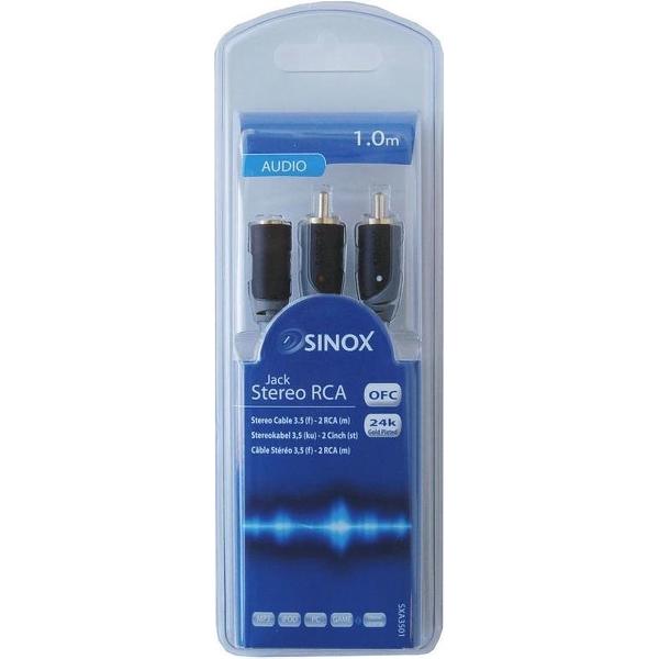 Sinox 1m 3.5mm/RCA SXA 3501