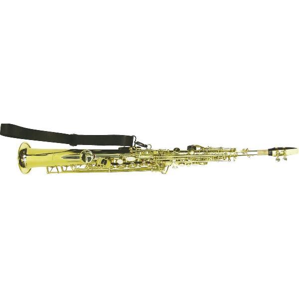 DIMAVERY Soprano Saxofoon - Goud - SP-10 - Inclusief koffer en accessoires