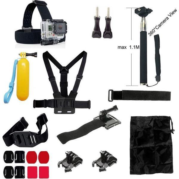 20 in 1 Outdoor Accessories Kit voor GoPro Hero 4/3+/3 en Actioncam