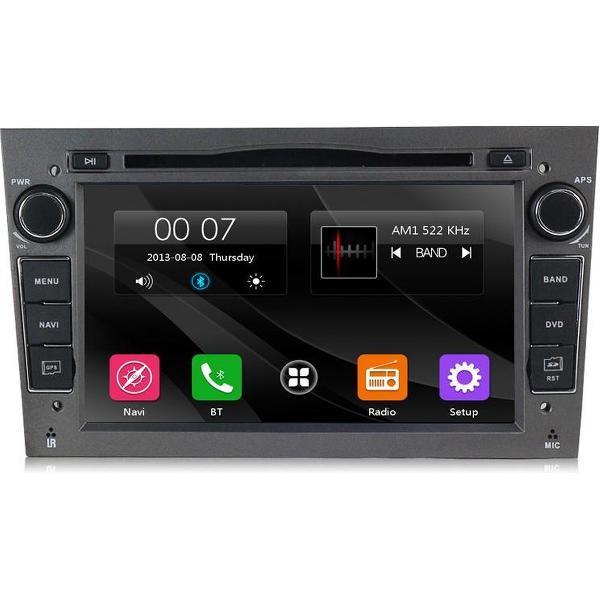 Opel Autoradio Bluetooth | Aux | EU Navigatie | USB & DVD| Grijs | Gratis Camera