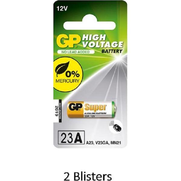 2 stuks (2 blisters a 1 stuks) GP Alkaline 23A