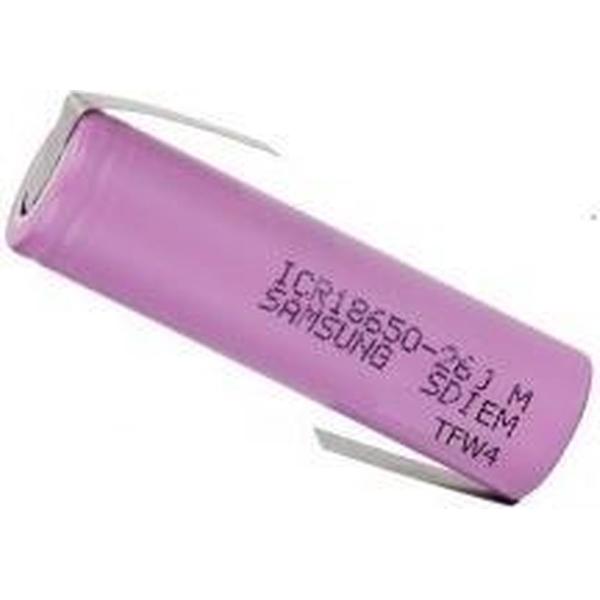 Samsung INR18650-30Q 3000mAh - 15A - 1 Stuk, Type - Z-Soldeerlippen