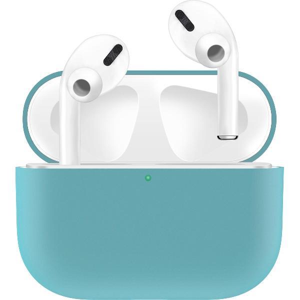 KELERINO. Siliconen Case voor Apple AirPods Pro - Hoesje - Mint Groen