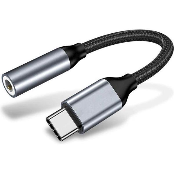 verloop stekker USB-C naar mini jack - met DAC