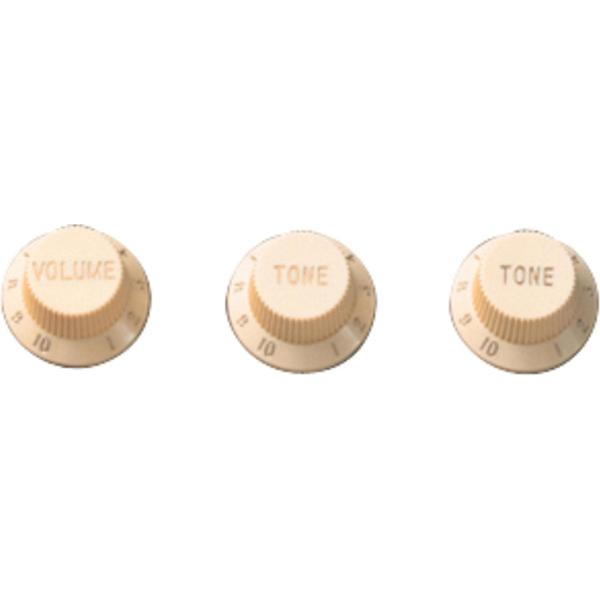 Strat Knob Set Aged White