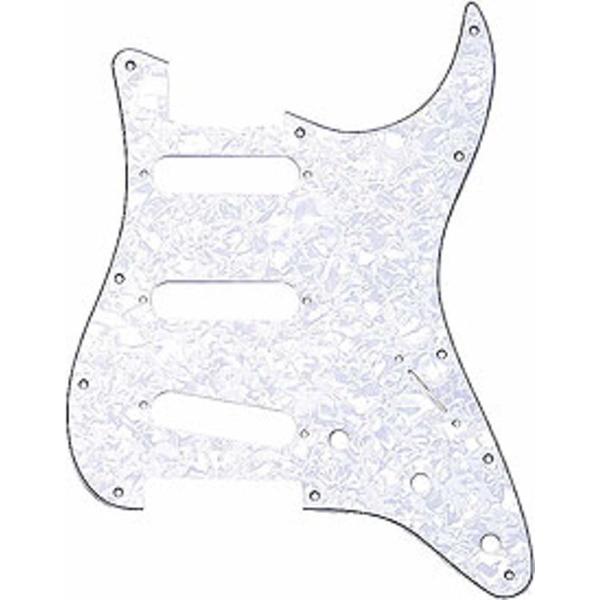Modern Style Pickguard Strat wit Pearl 4-Ply 11-Hole