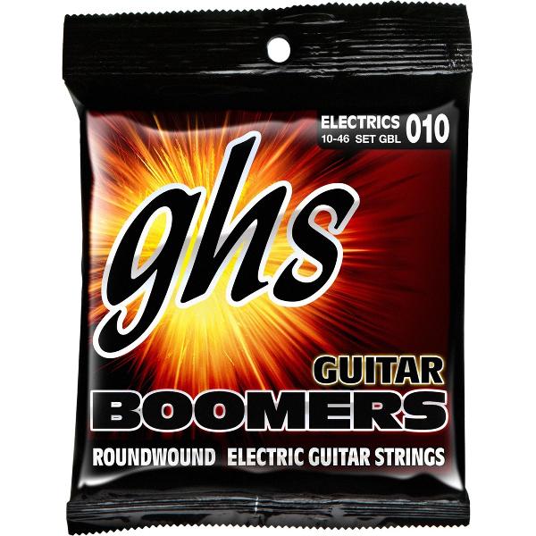 E-Git.snaren 10-46 Boomers nikkel Plated roundwound