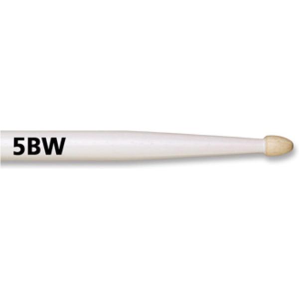 5BW Sticks, wit American Classic, Wood Tip