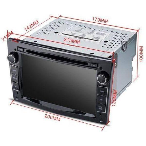 Carpar Opel Navigatie 7” Zwart