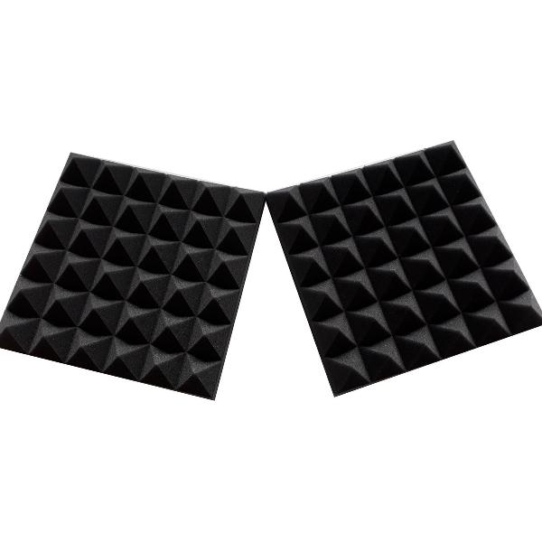 Piramide studioschuim (antraciet), 30x30x5CM, 96 stuks.