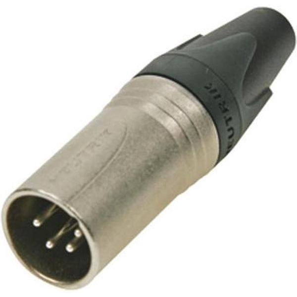 NEUTRIK - XLR KABELDEEL, 4-POLIG MANNELIJK, VERZILVERD, NIKKEL (NC4MX)