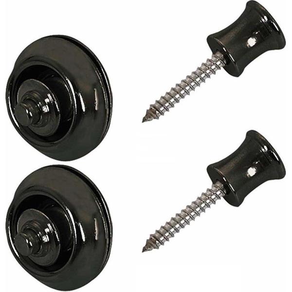 Dunlop SLS1103BK Straplok Original Strap Retainer System Black