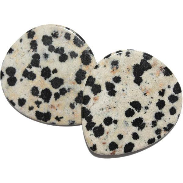 Dalmatiër Jaspis plectrum 2.20 mm