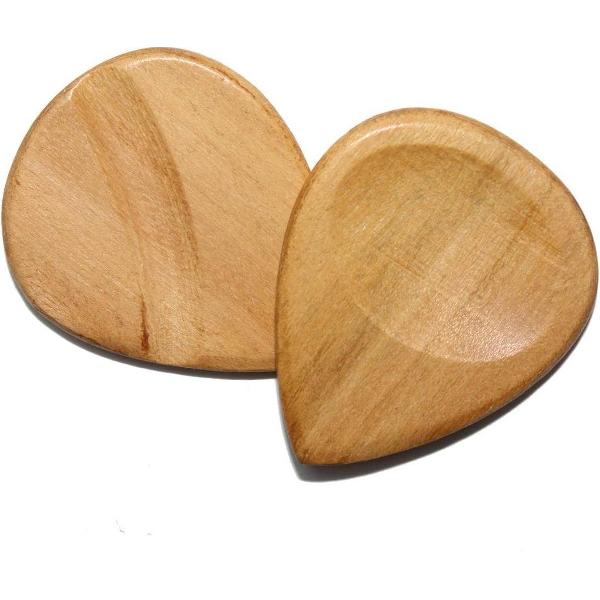 Perzik houten 2-pack plectrum 3.00 mm