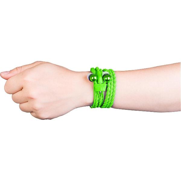 Wraps Classic Cloth Wrap in ear oordopje en armband - Groen