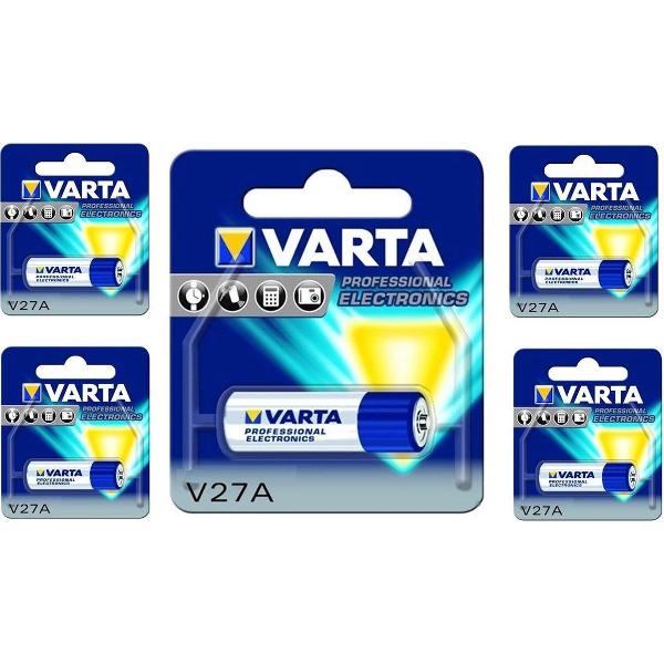 Varta V27A 27A A27 12V Professional Electronics Batterij - 5 Stuks