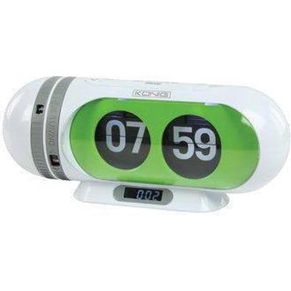 AM / FM digitale flipklokradio groen