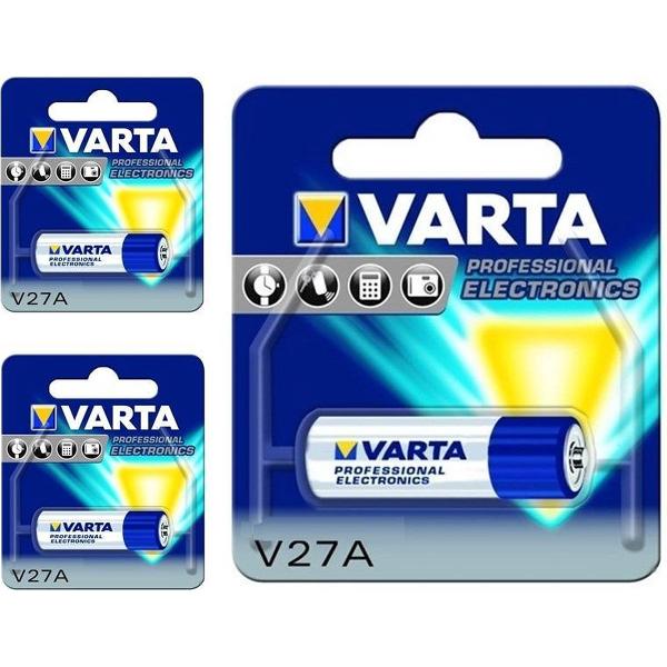 Varta V27A 27A A27 Battery Professional Electronics - 3 Stuks