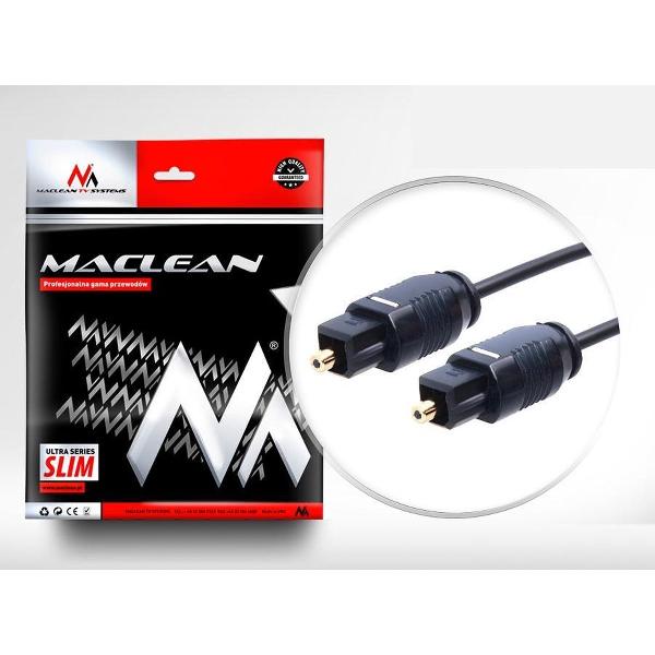 Optische kabel Toslink TT ULTRA SLIM 3 m Maclean MCTV-753