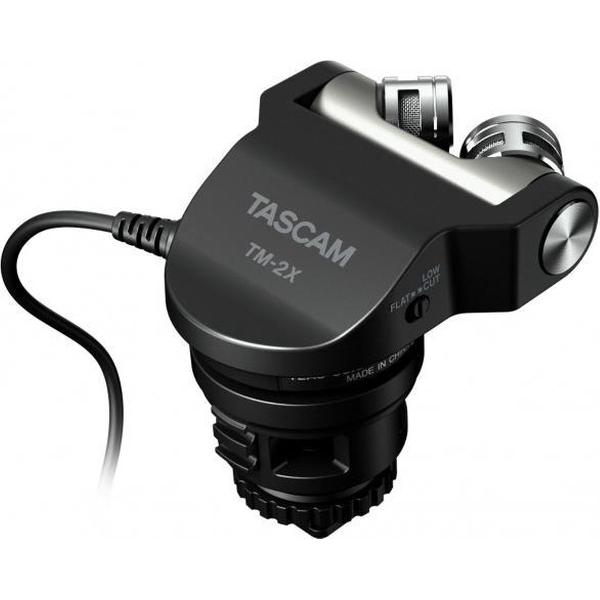 Tascam TM-2X Microfoon voor digitale camera Bedraad Zwart microfoon