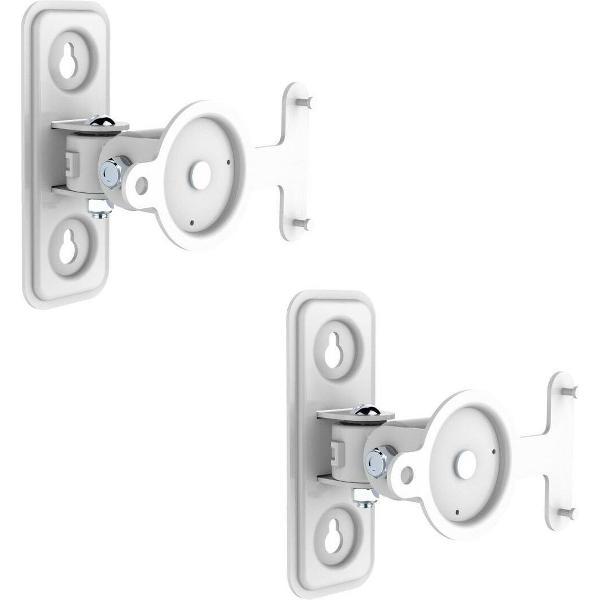 Full Motion Muurbeugel Set Voor Sonos Play:3 - Draaibaar en Kantelbaar - Wit