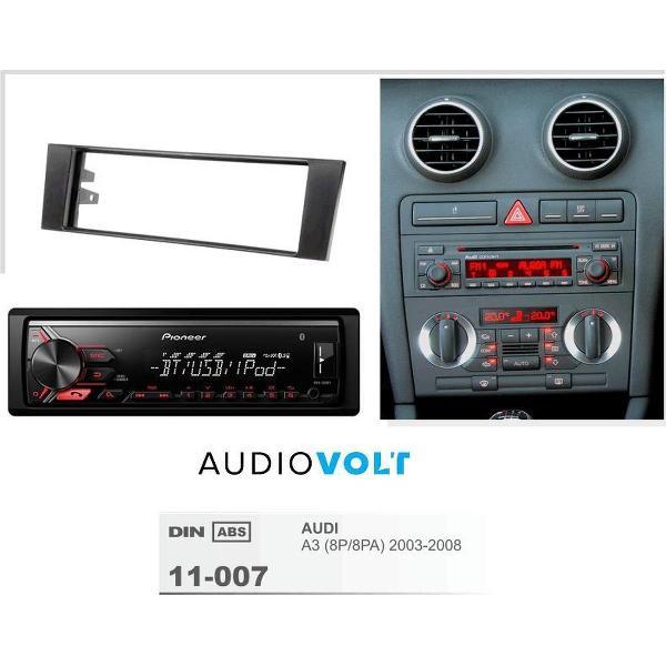 radio 1din pioneer audi a3 8p met bluetooth
