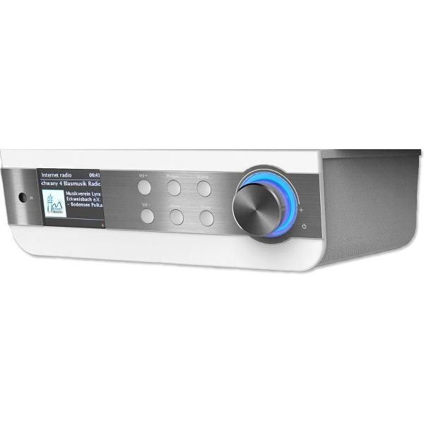 soundmaster IR1450WE Onderbouwradio met internetradio FM AUX, WiFi, Internetradio Wit