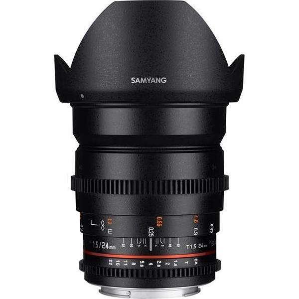 Samyang 24mm T1.5 Vdslr Ed As If Umc II - Prime lens - geschikt voor Sony Spiegelreflex