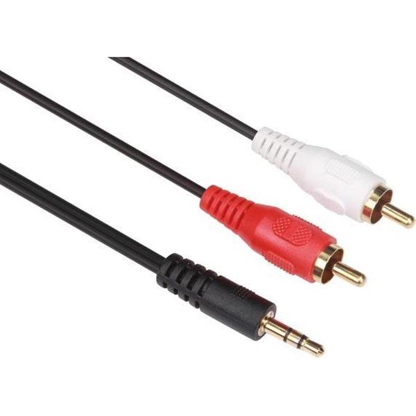 HQ - RCA - Aux kabel - 2.5 meter