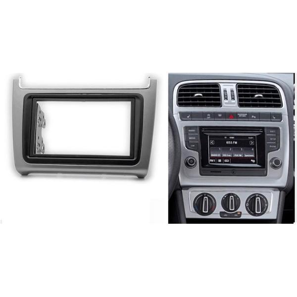 2-DIN VOLKSWAGEN Polo 2014+ (Silver) frame Audiovolt 11-540