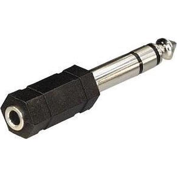 Kabel4U.nl Stereo 6,35mm jack Male - 3,5mm jack Female adapter