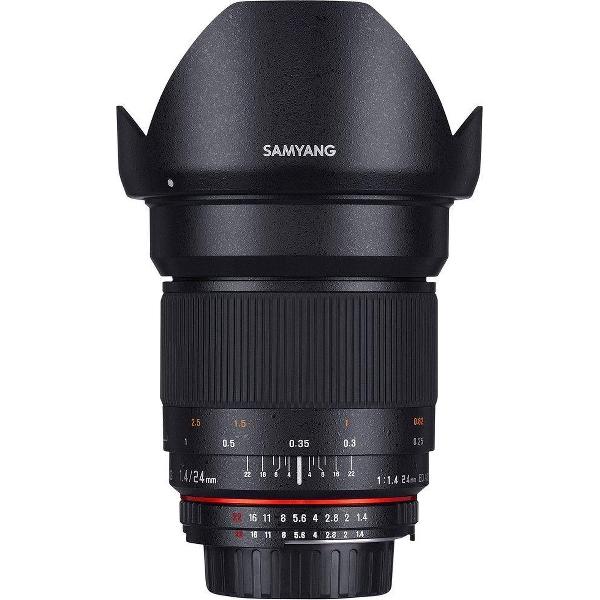 Samyang 24mm/1.4 ED AS UMC Sony A Zwart