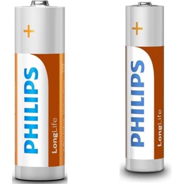 Philips Longlife 40x AA en 24xAAA batterijen